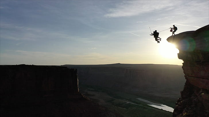 Tandem, BASE Jumping wallpaper