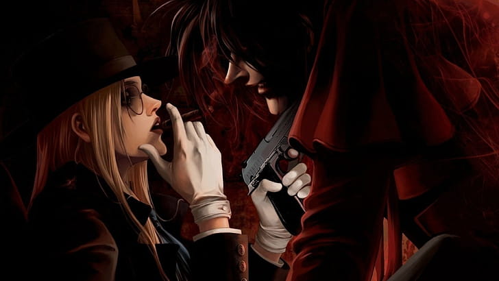 Alucard and Integra, Hellsing wallpaper