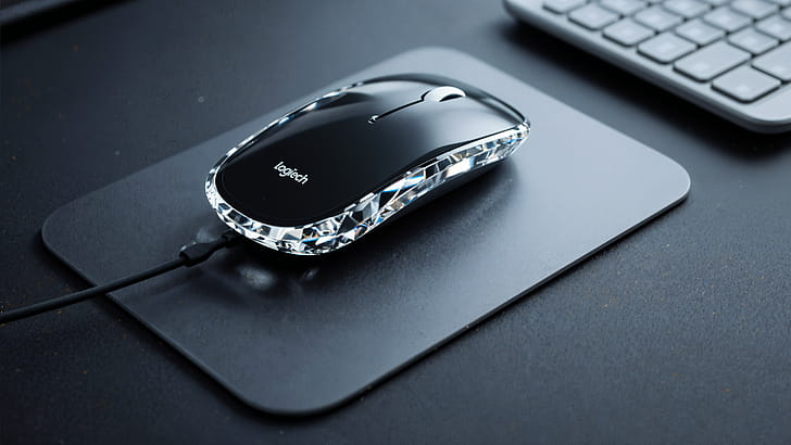 Logitech Crystal Mouse —  Ultra, Logitech, mouse (computer) wallpaper