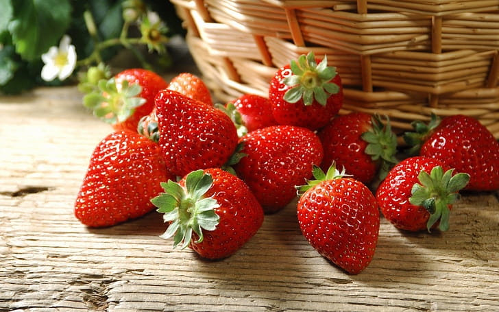 Strawberry, wallpaper