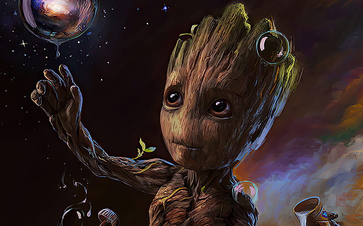 Groot,  Amoled , Christopher Tremblay wallpaper