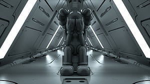 KAWS laboratory, Artistic display, Creative expression, Unique designs wallpaper