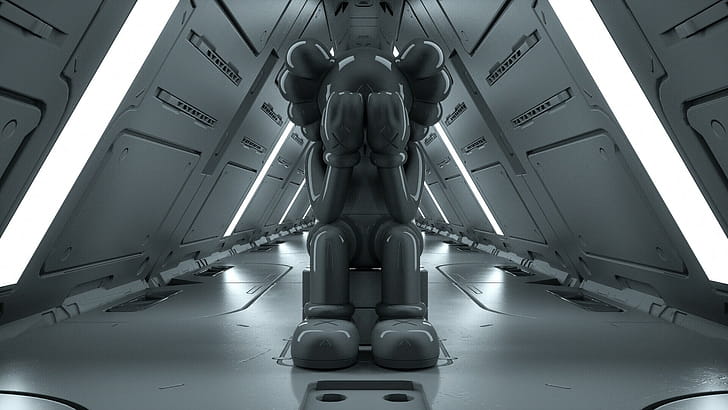 KAWS laboratory, Artistic display, Creative expression, Unique designs wallpaper