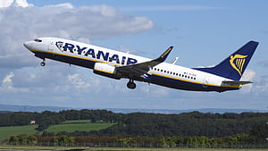 Ryanair, ,  backgrounds, Aviation wallpaper