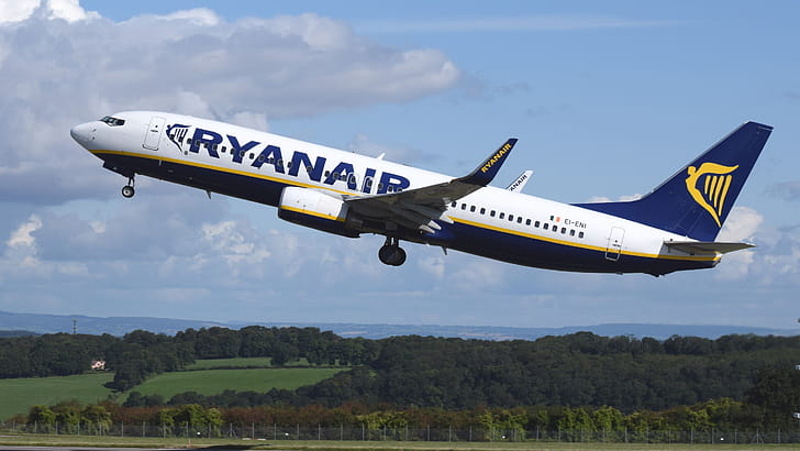 Ryanair, ,  backgrounds, Aviation wallpaper