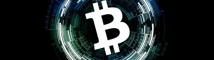 Bitcoin  , Black background wallpaper