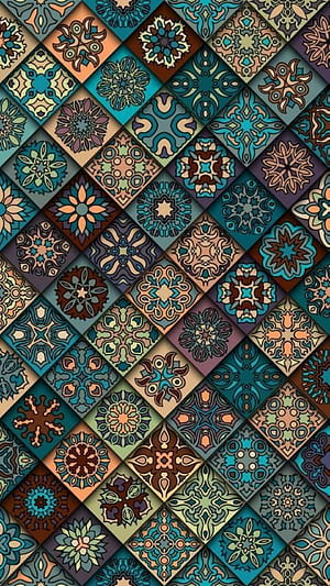 Mandala , Sacred geometry, Harmonious compositions, Meditative visuals phone wallpaper