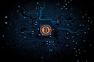 Blockchain technology, Cryptocurrency background, Secure transactions, Decentralized network wallpaper