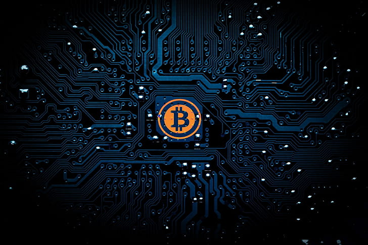 Blockchain technology, Cryptocurrency background, Secure transactions, Decentralized network wallpaper