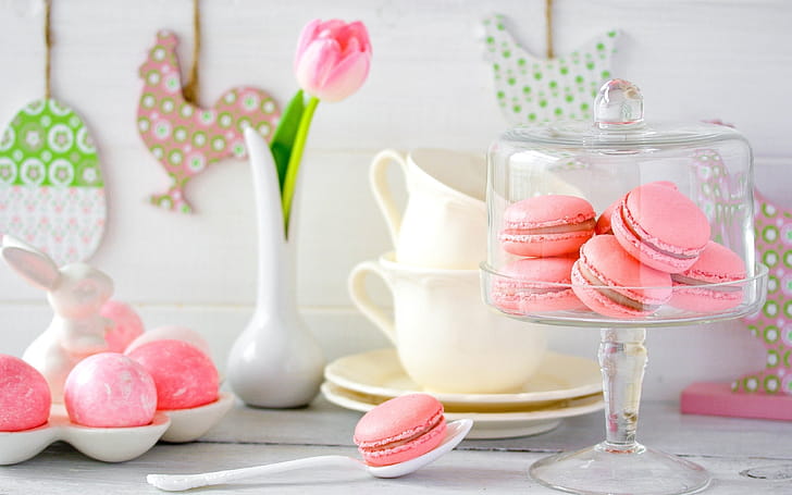 Easter, Macarons wallpaper