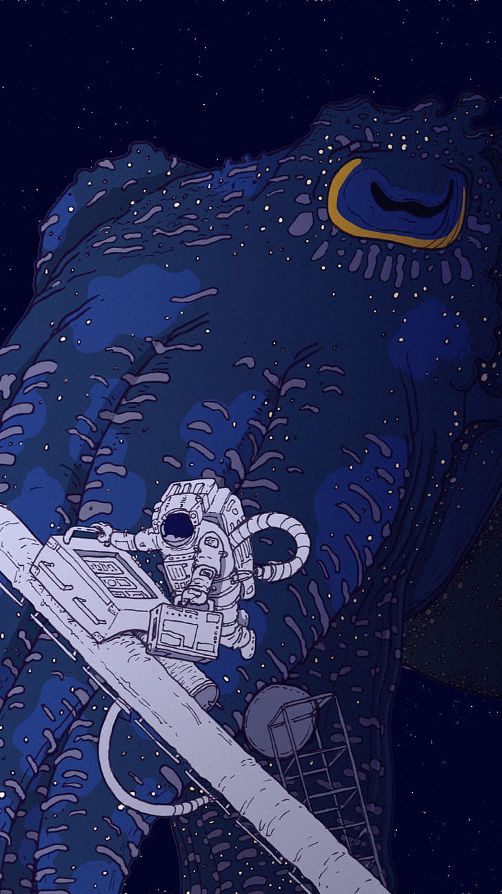 Sci Fi, astronaut phone wallpaper