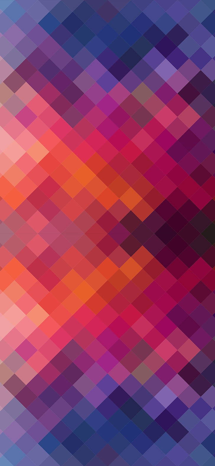 Geometric rectangle, Rainbow pattern, Art phone wallpaper