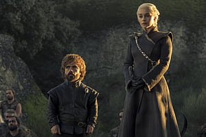 Tyrion Lannister And Daenerys Targaryen Game Of Thrones , game-of-thrones-season-7, game-of-thrones, tv-shows, daenerys-targaryen, tyrion-lannister wallpaper