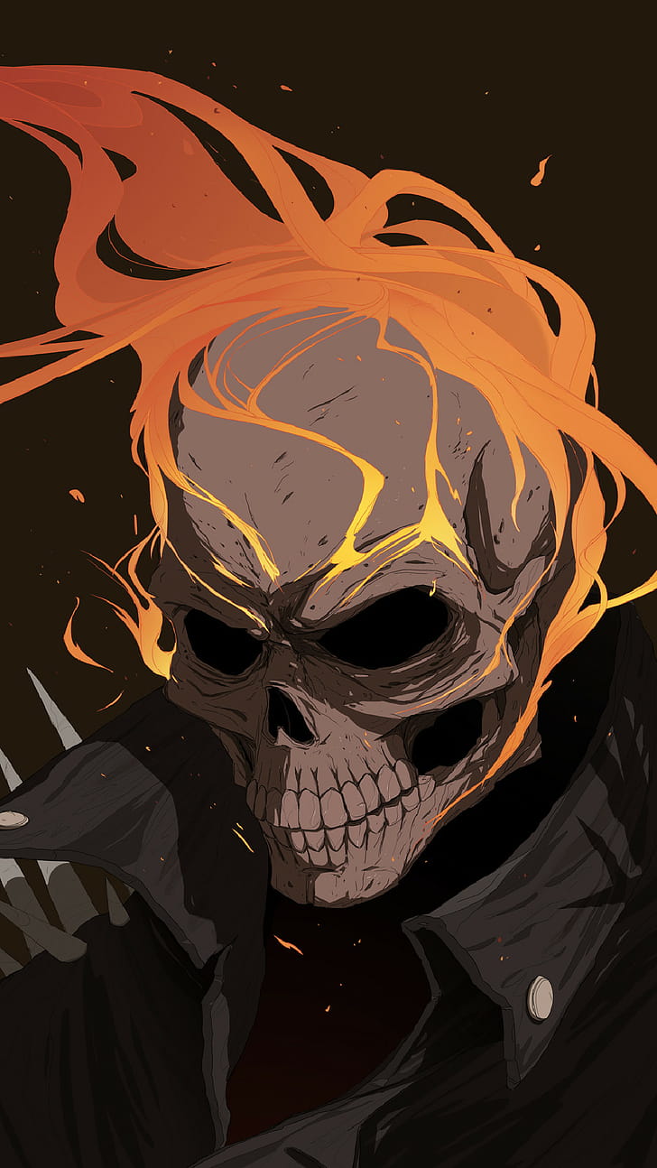 Comic, Ghost Rider phone wallpaper