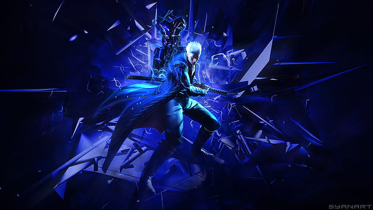 Vergil (Devil May Cry), Devil May Cry 4, Video Game, Devil May Cry wallpaper