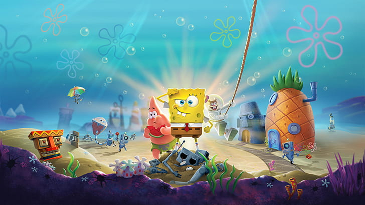 SpongeBob PC , Computer backgrounds, Gaming fun wallpaper