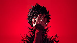 Dabi From My Hero Academia, dabi, my-hero-academia, anime, artist, artwork, digital-art, ai, red wallpaper