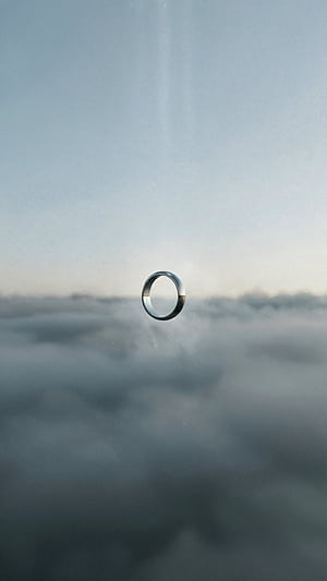 Floating Vow — Wedding Ring iPhone phone wallpaper