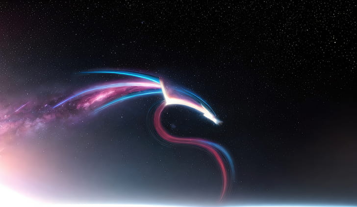 Kali Linux Distro, kali-linux, backtrack, linux, computer, logo, dark, deviantart wallpaper
