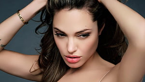Angelina Jolie Face, angelina-jolie, celebrities, hoot, face wallpaper