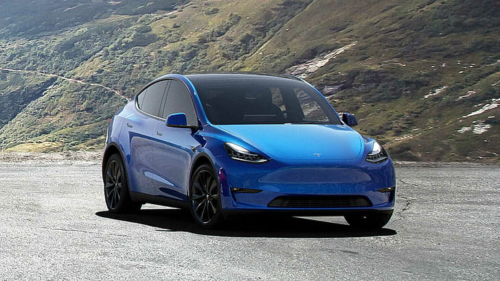 Long Range, Tesla Model Y wallpaper