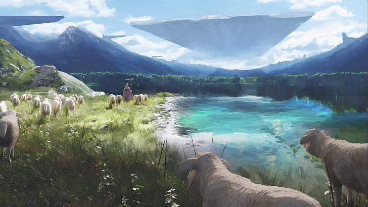 Sci Fi, landscape wallpaper