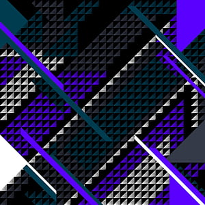 Triangles Collision, triangle, abstract phone wallpaper