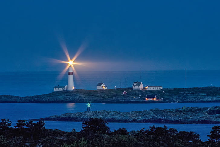 landscape, lighthouse wallpaper