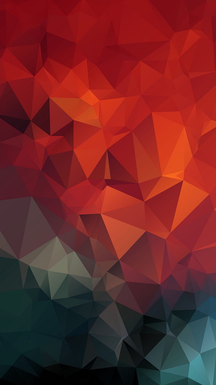 Gradient, Geometry phone wallpaper