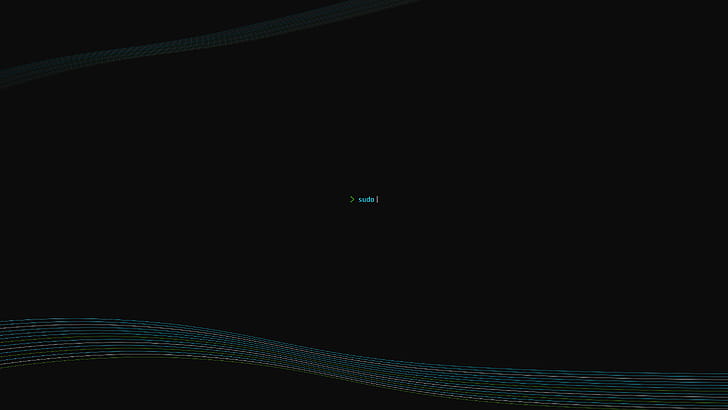 Sudo, linux, computer, dark, black wallpaper