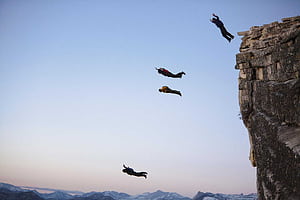 Half Dome, BASE Jumping wallpaper