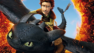 Train, Dragon, , Animation wallpaper