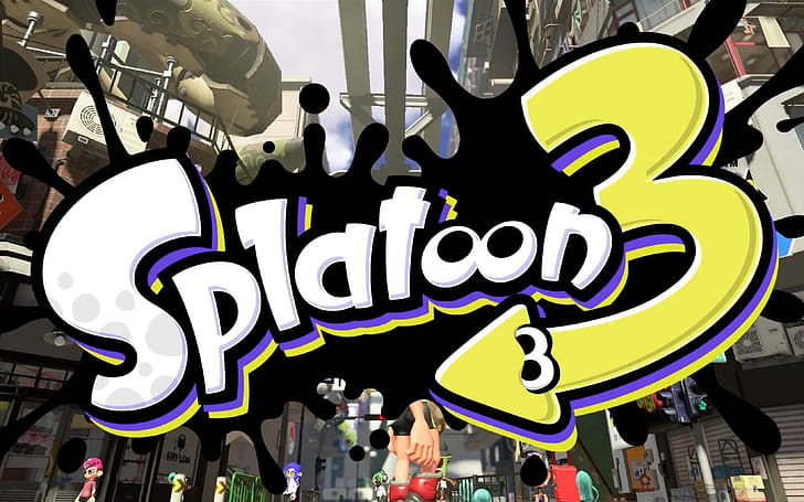 Logo, Splatoon 3 wallpaper