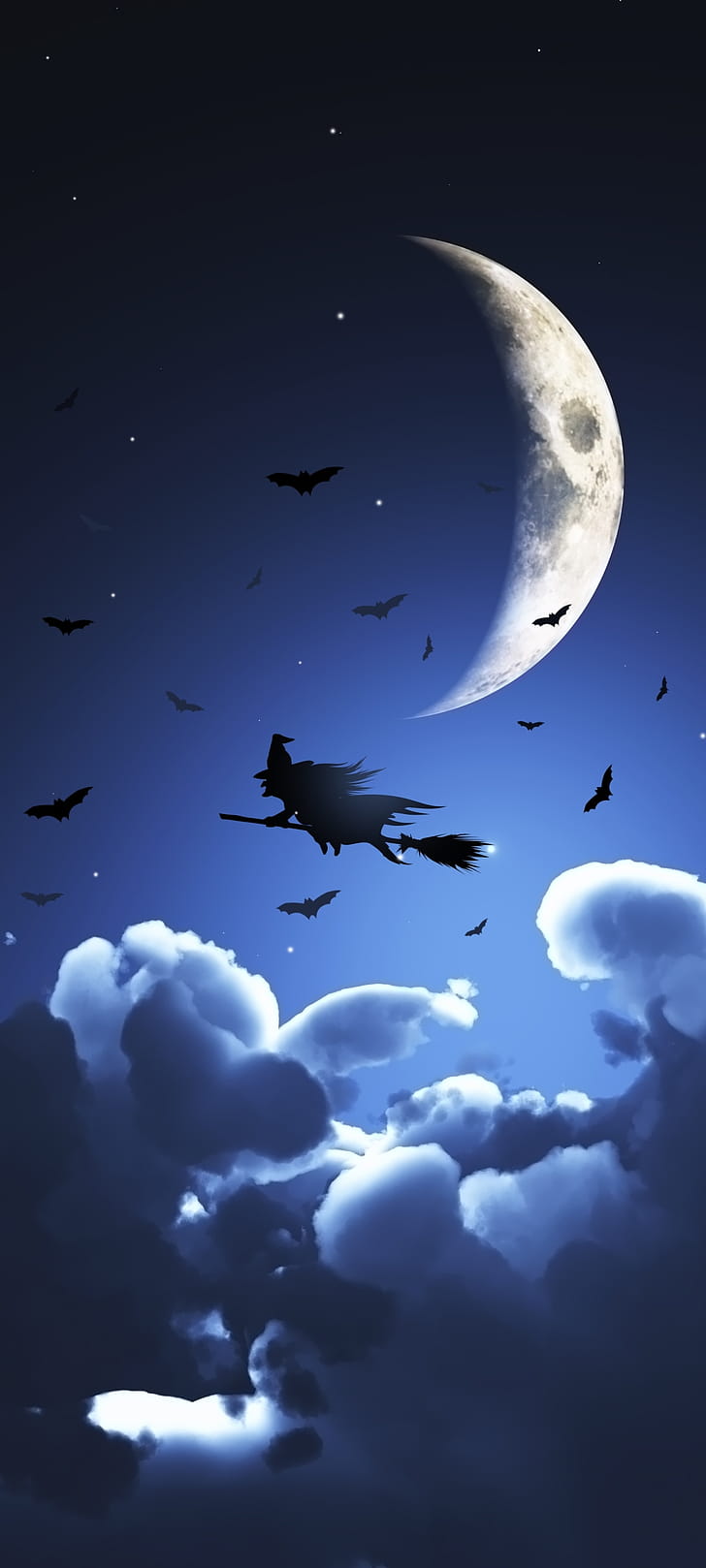 dark, witch phone wallpaper