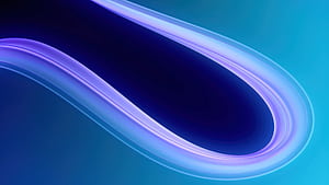 Neon Blue Loop —   Abstract wallpaper