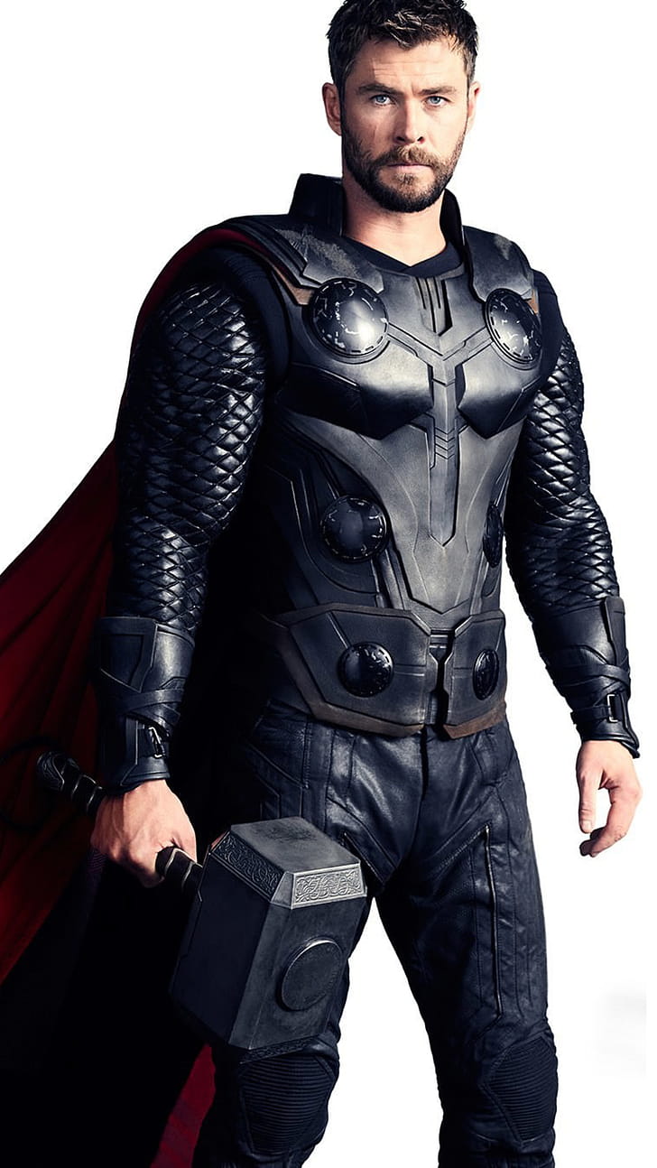 Thor in Infinity War, phone wallpaper