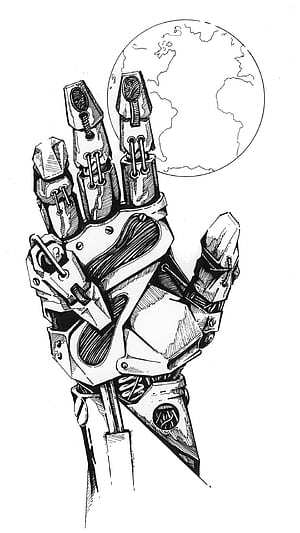 Sci Fi, robot phone wallpaper