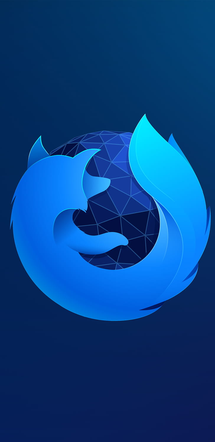 blue, logo, technology phone wallpaper