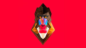 Mandrill, Facets wallpaper