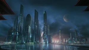 City, Sci Fi wallpaper