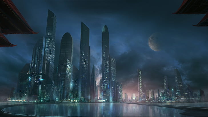 City, Sci Fi wallpaper