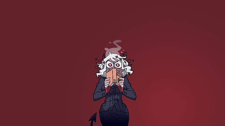 Modeus (Helltaker), Video Game, Helltaker wallpaper