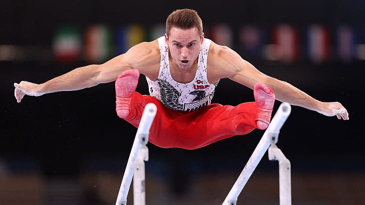 Sam Mikulak, Parallel Bars wallpaper