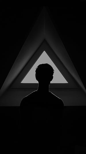 man, dark phone wallpaper