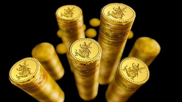 Stack, Gold Coins wallpaper