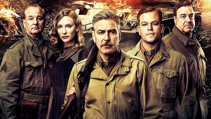 The Monuments Men, , Background wallpaper