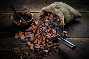 Cocoa bean , Hintergrnde wallpaper