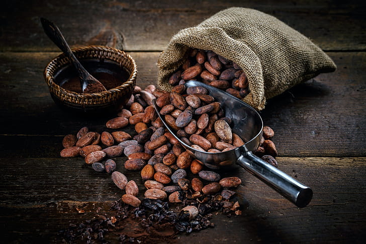 Cocoa bean , Hintergrnde wallpaper
