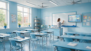Classroom  —  Serene Learning Space wallpaper