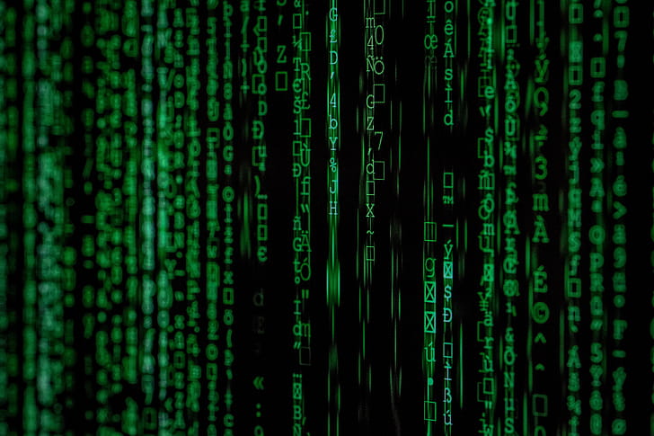 Green Code Lines Black Background , code, computer, black, dark, matrix wallpaper